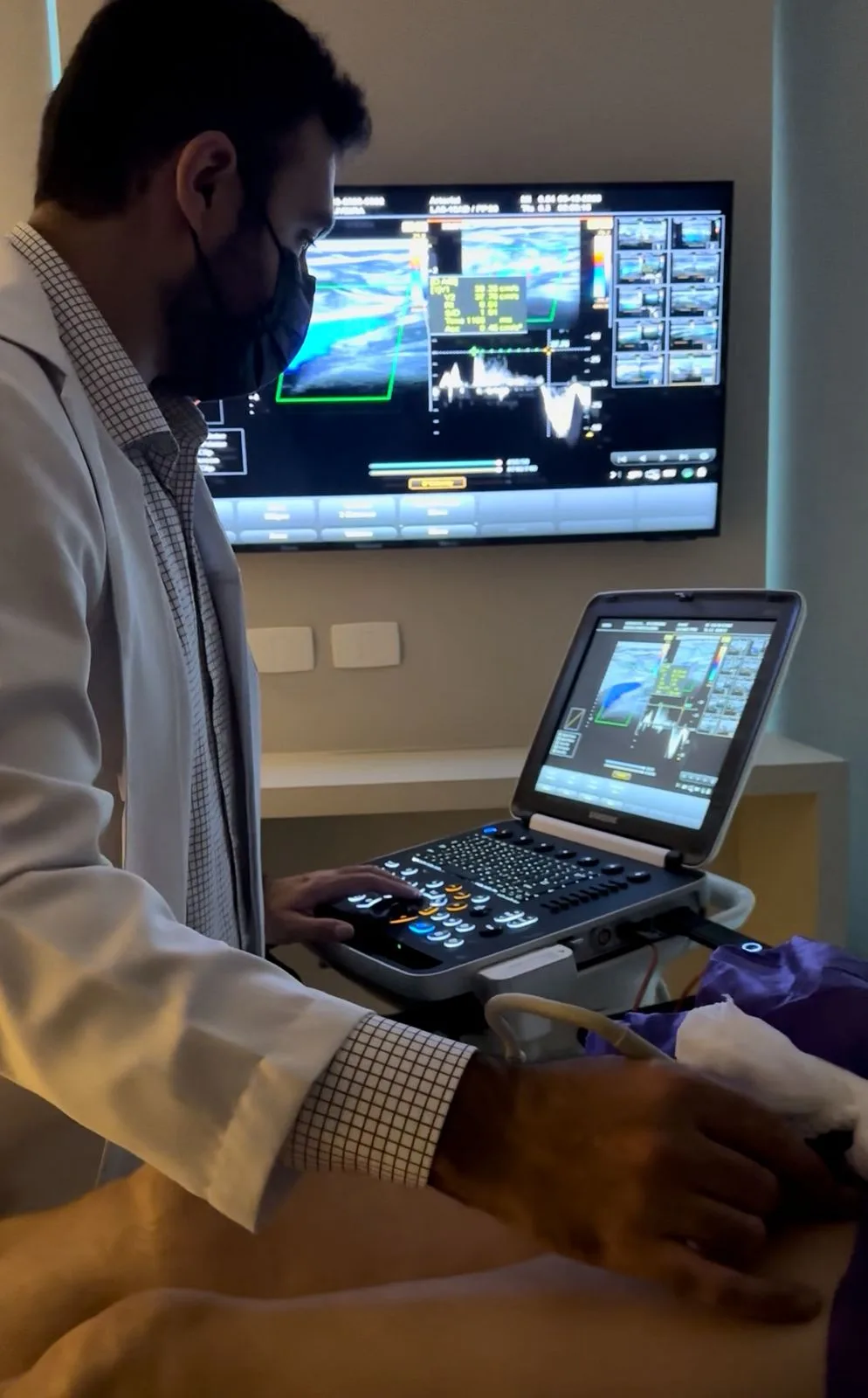 Diagnóstico vascular com Doppler